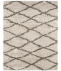 Safavieh Belize Shag SGB489 Taupe / Grey 2'-3" X 9' Runner Area Rug