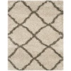 Safavieh Belize Shag SGB489 Taupe / Grey 2'-3" X 5' Accent Area Rug