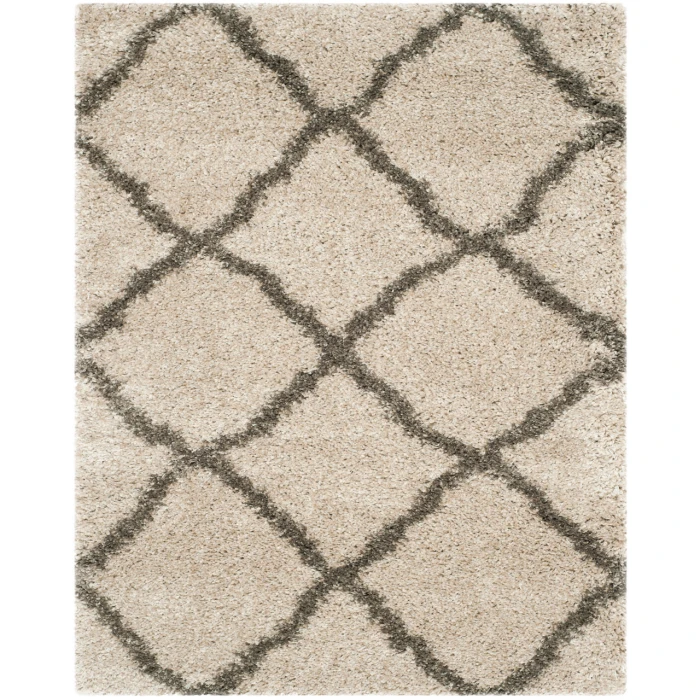 Safavieh Belize Shag SGB489 Taupe / Grey 2'-3" X 5' Accent Area Rug