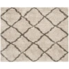 Safavieh Belize Shag SGB489 Taupe / Grey 6'-7" X 6'-7" Square Area Rug
