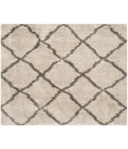 Safavieh Belize Shag SGB489 Taupe / Grey 6'-7" X 6'-7" Square Area Rug