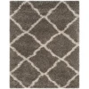 Safavieh Belize Shag SGB489 Grey / Taupe 4' X 6' Rectangle Area Rug