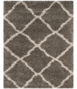 Safavieh Belize Shag SGB489 Grey / Taupe 4' X 6' Rectangle Area Rug