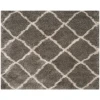 Safavieh Belize Shag SGB489 Grey / Taupe 6'-7" X 6'-7" Square Area Rug