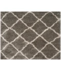 Safavieh Belize Shag SGB489 Grey / Taupe 6'-7" X 6'-7" Square Area Rug