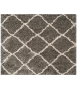 Safavieh Belize Shag SGB489 Grey / Taupe 6'-7" X 6'-7" Square Area Rug