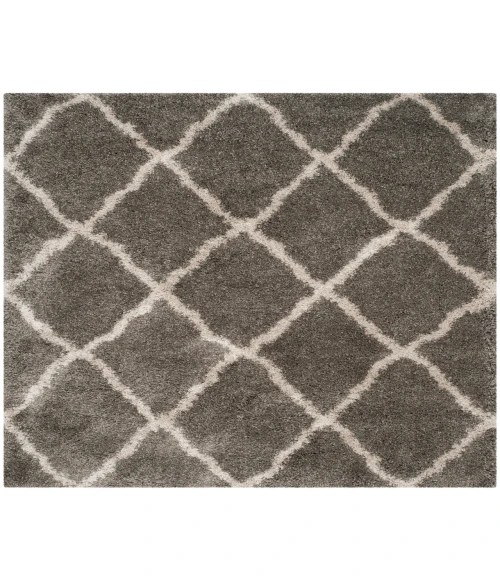 Safavieh Belize Shag SGB489 Grey / Taupe 6'-7" X 6'-7" Square Area Rug