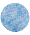 Safavieh Summer Blue / Red SMR408 6 ft. 7 in. X 6 ft. 7 in. Round Rug