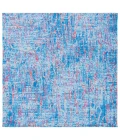 Safavieh Summer Blue / Red SMR408 6 ft. 7 in. X 6 ft. 7 in. Square Rug