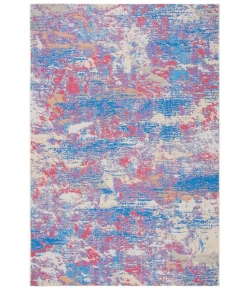 Safavieh Summer Blue / Red SMR409 4 ft. X 6 ft. Rectangle Rug