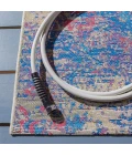Safavieh Summer Blue / Red SMR409 4 ft. X 6 ft. Rectangle Rug