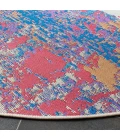 Safavieh Summer Blue / Red SMR409 6 ft. 7 in. X 6 ft. 7 in. Square Rug