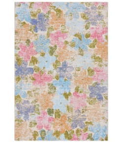Safavieh Summer Blue / Pink SMR410 6 ft. 6 in. X 9 ft. 4 in. Rectangle Rug