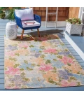Safavieh Summer Blue / Pink SMR410 6 ft. 6 in. X 9 ft. 4 in. Rectangle Rug