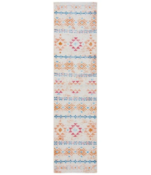 Safavieh Summer Ivory / Red SMR420 2 ft. X 8 ft. Runner Rug