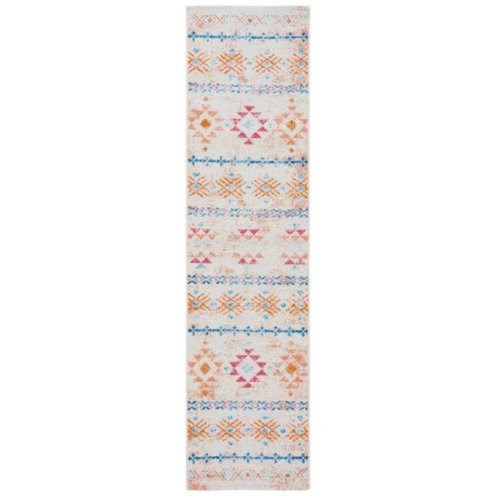 Safavieh Summer Ivory / Red SMR420 2 ft. X 8 ft. Runner Rug