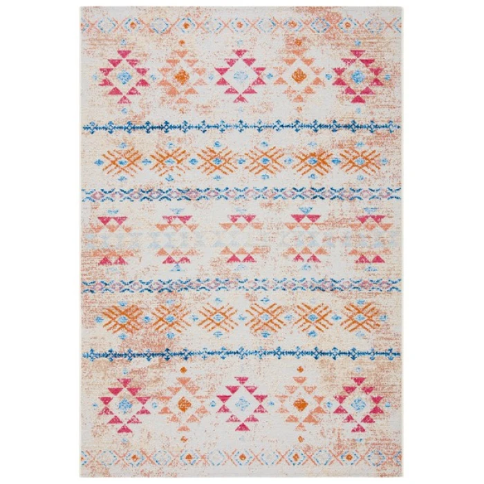 Safavieh Summer Ivory / Red SMR420 6 ft. 6 in. X 9 ft. 4 in. Rectangle Rug