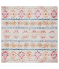 Safavieh Summer Ivory / Red SMR420 6 ft. 7 in. X 6 ft. 7 in. Square Rug