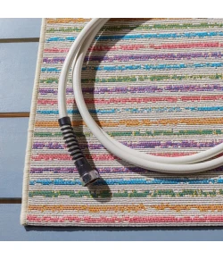 Safavieh Summer Ivory / Blue SMR421 6 ft. 6 in. X 9 ft. 4 in. Rectangle Rug