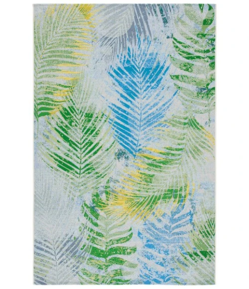 Safavieh Summer Green / Grey SMR485 4 ft. X 6 ft. Rectangle Rug