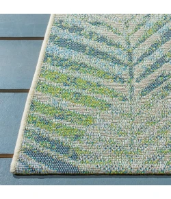 Safavieh Summer Green / Grey SMR485 6 ft. 7 in. X 6 ft. 7 in. Round Rug