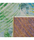 Safavieh Summer Green / Grey SMR485 6 ft. 7 in. X 6 ft. 7 in. Round Rug