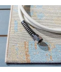 Safavieh Summer Blue / Beige SMR487 6 ft. 7 in. X 6 ft. 7 in. Round Rug