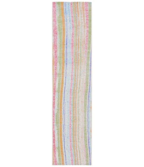 Safavieh Summer Ivory / Green SMR496 2 ft. X 8 ft. Runner Rug