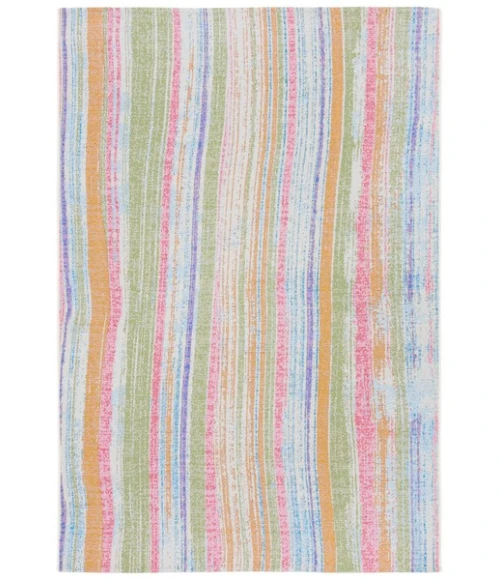 Safavieh Summer Ivory / Green SMR496 6 ft. 6 in. X 9 ft. 4 in. Rectangle Rug