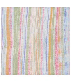 Safavieh Summer Ivory / Green SMR496 6 ft. 7 in. X 6 ft. 7 in. Square Rug