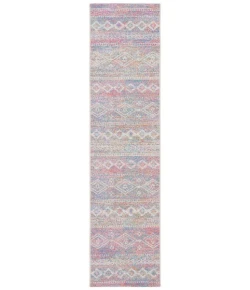 Safavieh Summer Ivory / Pink SMR498 2 ft. X 8 ft. Runner Rug