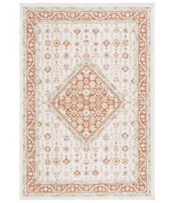 Safavieh Sunrise Ivory / Rust Sage SUN620 5 ft. 3 in. X 7 ft. 7 in. Rectangle Rug
