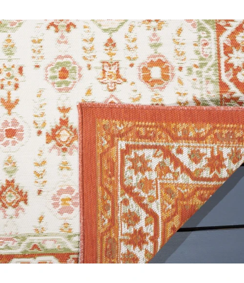 Safavieh Sunrise Ivory / Rust Sage SUN620 5 ft. 3 in. X 7 ft. 7 in. Rectangle Rug