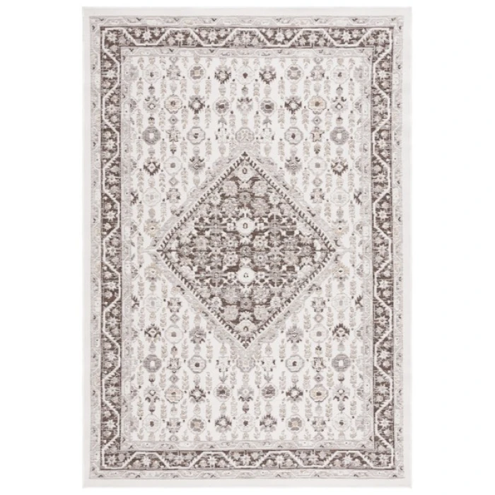 Safavieh Sunrise Grey / Beige Black SUN620 4 ft. X 5 ft. 7 in. Rectangle Rug