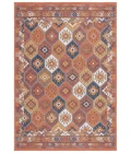 Safavieh Sunrise Gold / Rust Blue SUN630 5 ft. 3 in. X 7 ft. 7 in. Rectangle Rug