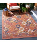 Safavieh Sunrise Gold / Rust Blue SUN630 5 ft. 3 in. X 7 ft. 7 in. Rectangle Rug