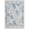 Safavieh Sunrise Grey / Blue Ivory SUN630 5 ft. 3 in. X 7 ft. 7 in. Rectangle Rug