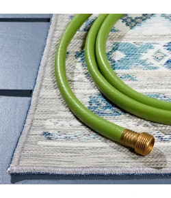 Safavieh Sunrise Grey / Blue Ivory SUN630 2 ft. X 8 ft. Runner Rug