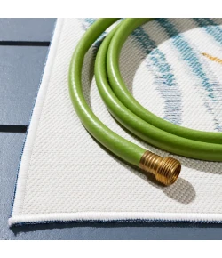 Safavieh Sunrise Ivory / Blue Gold SUN670 6 ft. 7 in. X 6 ft. 7 in. Square Rug