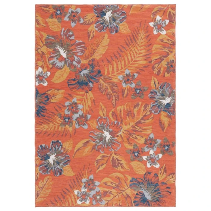 Safavieh Sunrise Ivory / Rust Blue SUN671 8 ft. X 10 ft. Rectangle Rug