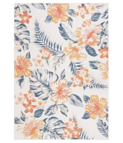 Safavieh Sunrise Ivory / Rust Blue SUN671 8 ft. X 10 ft. Rectangle Rug