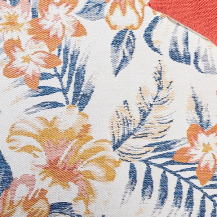 Safavieh Sunrise Ivory / Rust Blue SUN671 2 ft. X 8 ft. Runner Rug