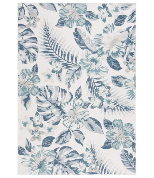 Safavieh Sunrise Ivory / Blue Grey SUN671 8 ft. X 10 ft. Rectangle Rug