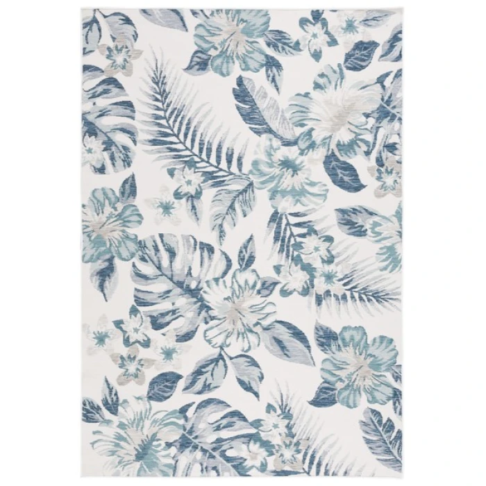 Safavieh Sunrise Ivory / Blue Grey SUN671 8 ft. X 10 ft. Rectangle Rug