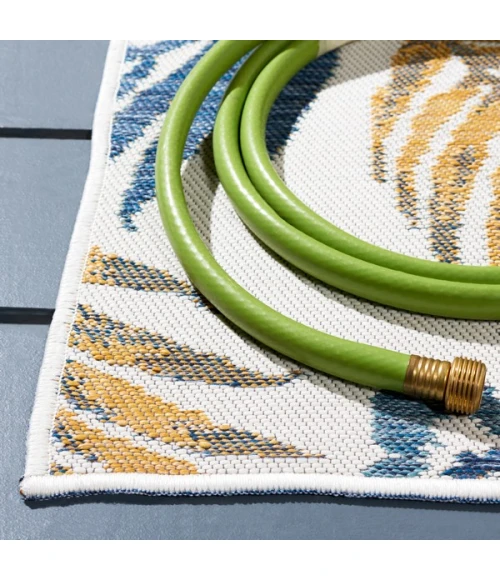 Safavieh Sunrise Ivory / Blue Gold SUN675 8 ft. X 10 ft. Rectangle Rug