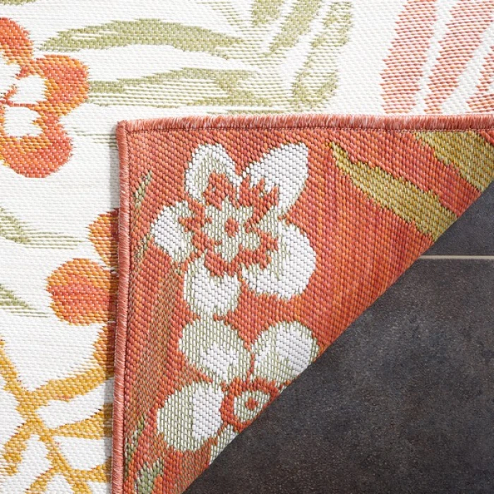 Safavieh Sunrise Ivory / Rust Sage SUN675 4 ft. X 5 ft. 7 in. Rectangle Rug