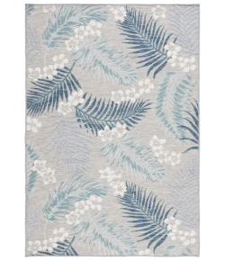 Safavieh Sunrise Grey / Blue Ivory SUN675 5 ft. 3 in. X 7 ft. 7 in. Rectangle Rug