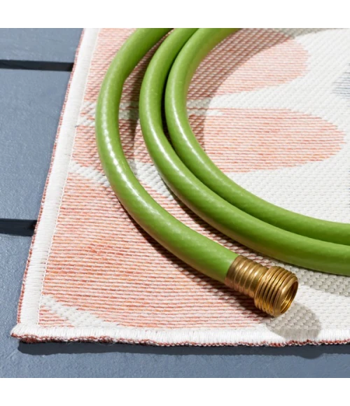 Safavieh Sunrise Ivory / Rust Gold SUN689 6 ft. 7 in. X 6 ft. 7 in. Square Rug