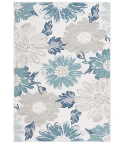 Safavieh Sunrise Ivory / Blue Grey SUN689 8 ft. X 10 ft. Rectangle Rug