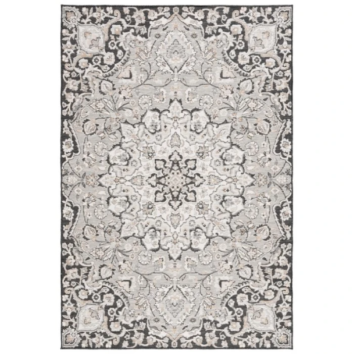 Safavieh Sunrise Grey / Beige Black SUN696 4 ft. X 5 ft. 7 in. Rectangle Rug